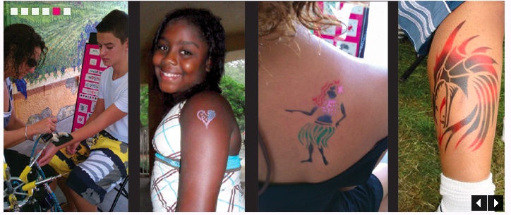 Airbrush Tattoo Examples